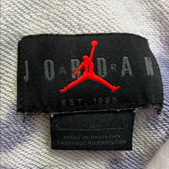 Tie-Dye Air Jordan Hoodie -Size Large - Picture 10 of 10